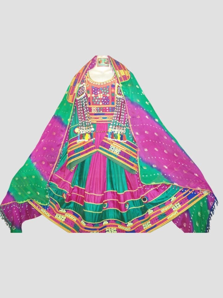 Tie & Dye Afghan Kuchi Dress
