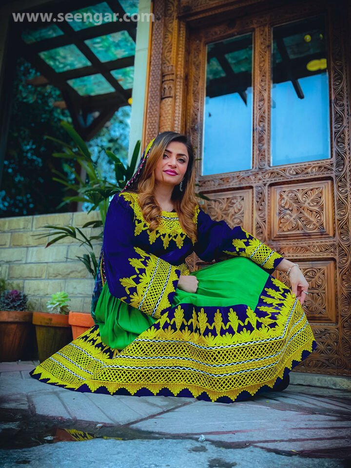 Zardozi Afghan Dress